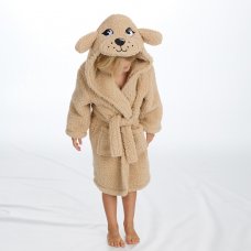 18C822: Infant Kids Novelty Puppy Dressing Gown (2-4 Years)